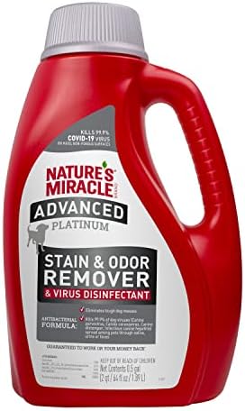 Nature's Miracle Advanced Platinum Dog Stain & Odor Remover, 64 oz