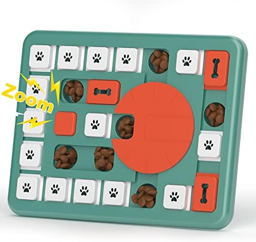 FOXMM Dog Puzzle Toys,Interactive Treat Puzzle Dog Toy for IQ Training