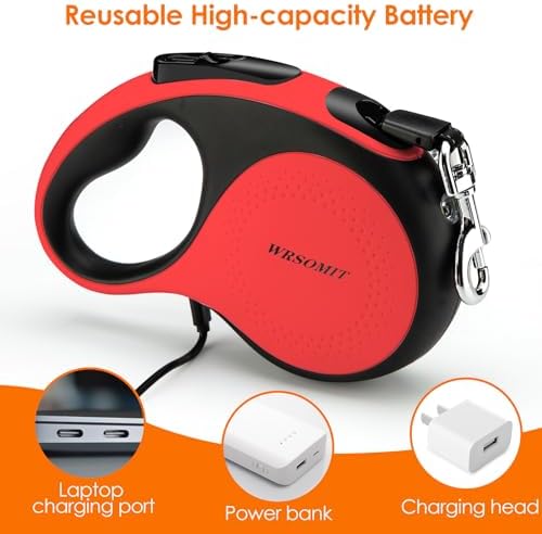 16Ft Retractable Dog Leash for Medium Large Dogs up to 110lbs