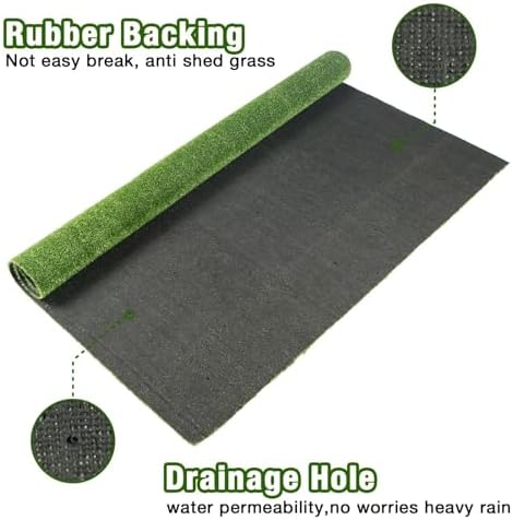 GLOBREEN Pet Artificial Grass 5FT X 7FT, Fake Grass Turf Carpet
