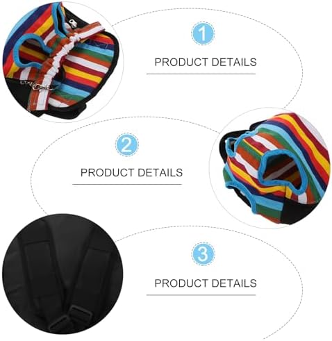 Luxshiny Pet Carrier Backpack Front Chest Mesh Puppy Dog Carrier Breathable Travel Bag for Small Cats and Dogs Outdoor Hiking Camping