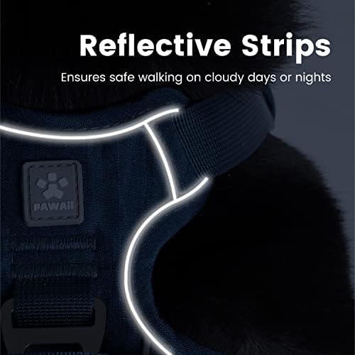 Pawaii No Pull Dog Harness with Pet ID Tag, Reflective Vest