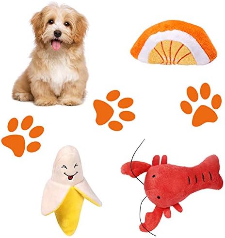PLAYJOY Small Dog Toys/Puppy Chew,10 Pack Interactive Dog Toys for Boredom, Cute for Small/Medium Dogs, Squeaky Plush Dog Rope Toys