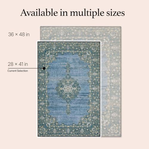 Lovewag Reusable Washable Dog Pee Pads, Blue Mesa 28x41, 2 Pack