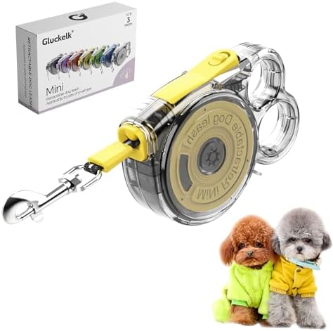 10 ft Retractable Dog Leash for Tiny & Small Dogs, Puppies, Cats