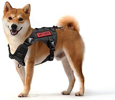OneTigris Tactical Dog Harness with Handle No-Pull Adjustable for Small Dog