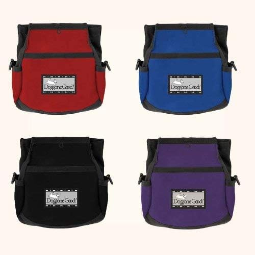 Doggone Good Rapid Rewards Deluxe Dog Training Bag with Belt (Black)