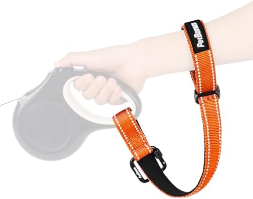 PetBonus Dog Leash Wrist Strap with Lockable Clip for Dog Retractable Leash