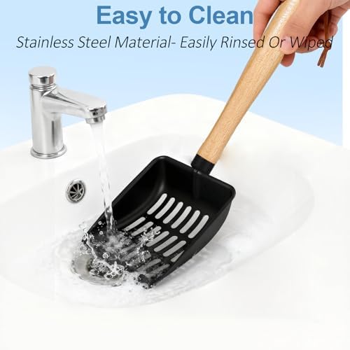 Cat Litter Scoop, Metal Litter Scoop, Long