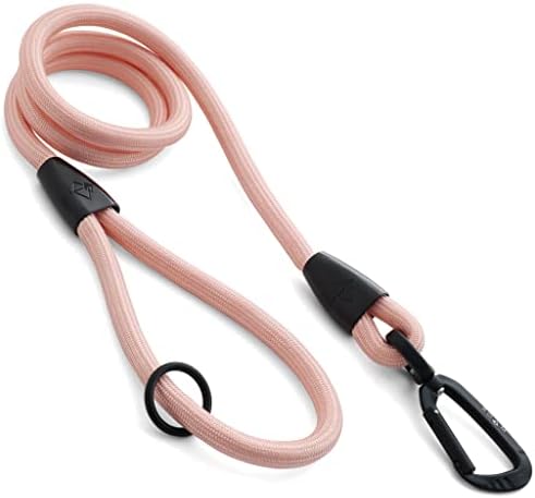 MADE TO ROAM Premium Everyday Leash - Ultra Soft Dog Leash with Aviation Aluminum Carabiner for Small, Medium, Large Dogs - Carolina Blooms, 6ft (Metal Clamps)