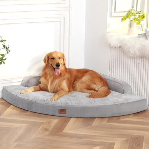MEKIY Orthopedic Waterproof Dog Bed with Sides for Large Sizes Dogs