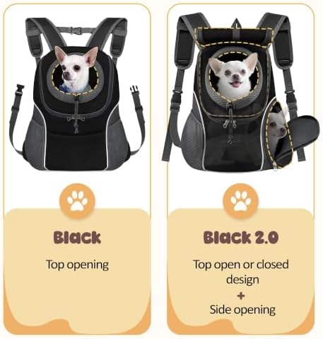 WOYYHO Pet Dog Carrier Backpack with Windows Ventilated Dog Backpack