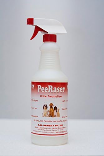 D.W. Davies PeeRaser Enzymatic Urine and Odor Remover, Fresh Scent (Quart)