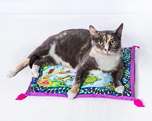 FUZZU Sweet Spot Kitty Carpet with Catnip (Lily Pad)
