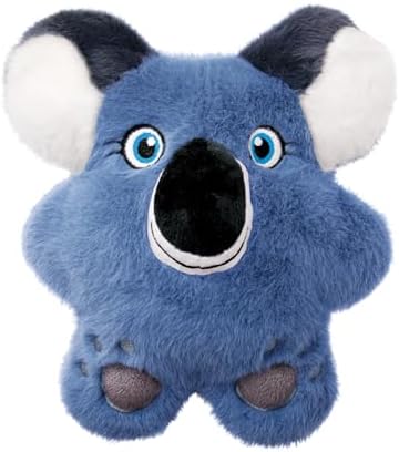 KONG Snuzzles Dog Toy, Plush Squeaker, Crinkle Sounds, Soft Durable Indoor Play (Koala, Medium)