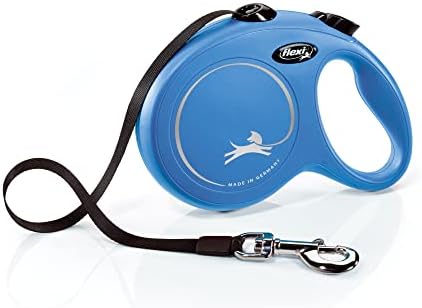 FLEXI® Classic Tape Retractable Dog Leash, Large, 16 ft - Blue