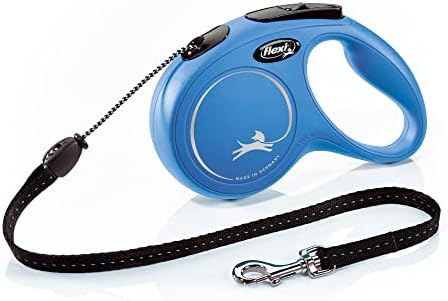 FLEXI® Classic Cord Retractable Dog Leash, Medium, 16 ft - Blue