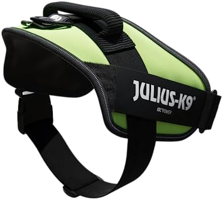 Julius-K9, 16IDC-NE-1, IDC Powerharness, Dog Harness, Size: 1, Neon Green