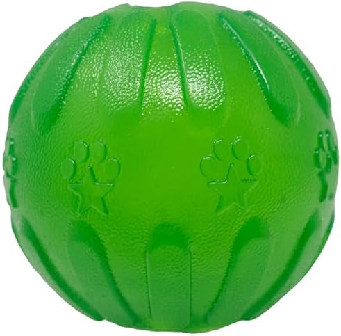 Starmark Treat Dispensing Chew Ball Tough Dog Toy Medium