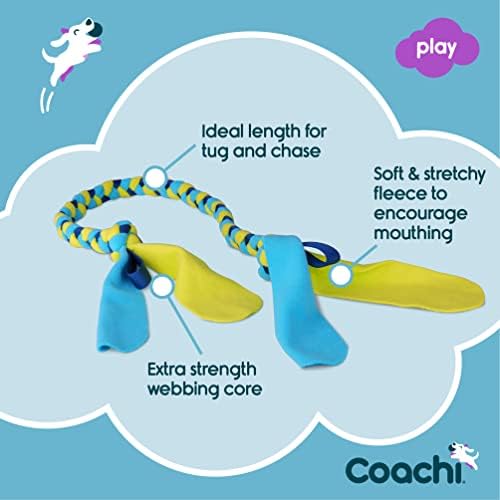 Coachi Tuggi Tug - Interactive Dog Toy for Tug of War & Play