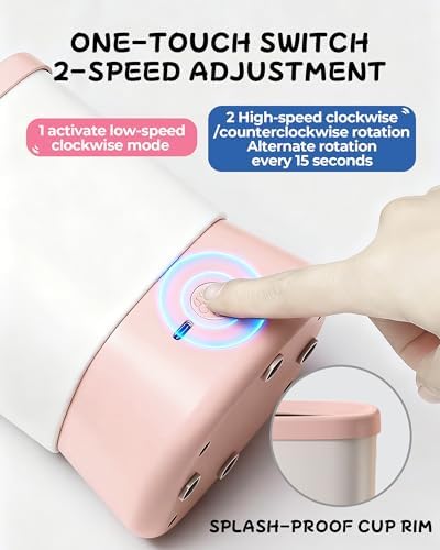 Electric Dog Paw Cleaner for Dogs，2 Speeds Automatic Dog Foot Paw Washer for Medium Large Cat Dog Pet