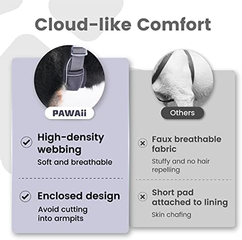 Pawaii No Pull Dog Harness with Pet ID Tag, Reflective Vest
