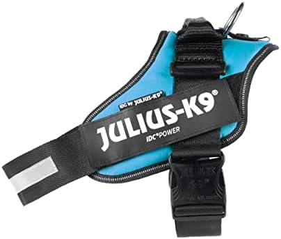Julius-K9, 16IDC-AM-1, IDC Powerharness, Dog Harness, Size: 1, Aquamarine