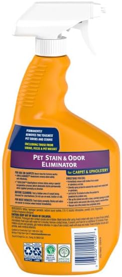Arm & Hammer Pet Stain and Odor Eliminator Spray, 32 fl oz (Pack of 3)