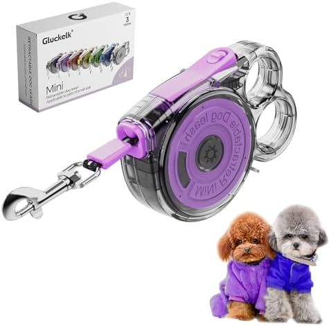 10 ft Retractable Dog Leash for Tiny & Small Dogs, Puppies, Cats