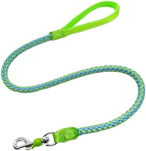 Reflective Dog Leash 2/3/4/6/10ft Braided 1/2" Strong Nylon Rope