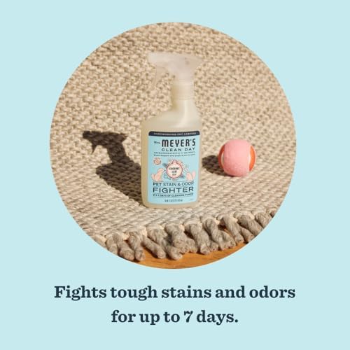 Mrs. MEYER'S CLEAN DAY Pet Stain & Odor Fighter,Coconut Leaf Scent,16oz,(Pack of 2)