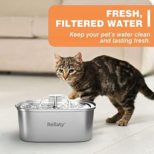 Rellaty Official Cat Water Fountain Filters Replacement