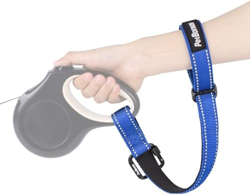 PetBonus Dog Leash Wrist Strap with Lockable Clip for Dog Retractable Leash