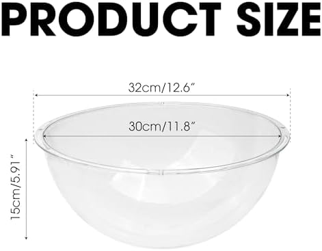 11.8" Acrylic Dome Clear Plastic Pet Cat Bubble Window Capsule Space Cover, Transparent Furniture Replacement for Nest Bed Hammock Catching Tree Shelves Window Perch Accessories, Cat Tree Not Included