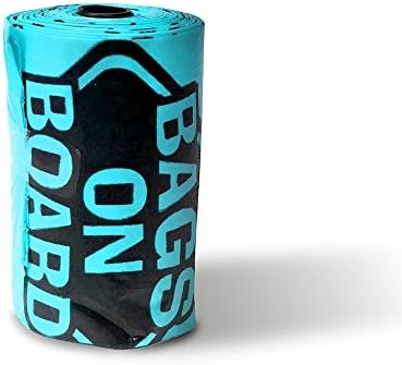 Bags on Board Odor Control Dog Poop Bags | Ocean Breeze Scent | 9 x14 Inches, 140 Waste Pickup Bags (3203940043)