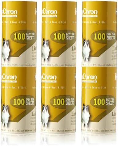 Lint Roller Refills 4", 600 Easy Tear Sheets, for Evercare, Extra Sticky