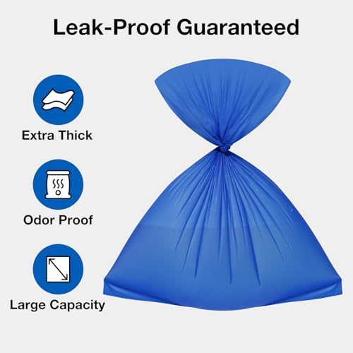 VETRESKA Dog Poop Bag Dispenser with 105 Bags, Leak Proof and Extra Thick