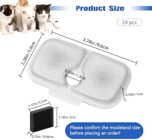 Cat Water Fountain Filter,pet libro filter replacement fit Fountain PLWF005