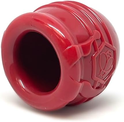 SodaPup Honey Pot – Durable Dog Treat Dispenser & Enrichment Toy Made in USA from Non-Toxic, Pet Safe, Food Safe Natural Rubber Material for Mental Stimulation, Problem Chewing, Calming Nerves, & More