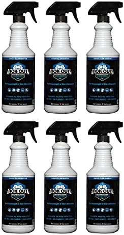 NOK OUT Odor Remover, Pet Deodorizer and Cleaning Spray, Made in the USA, 32 Fluid Ounce Spray, 6-Pack