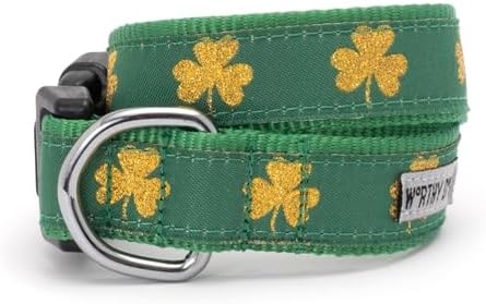 THE WORTHY DOG Summer Print, Adjustable Dog Collar, Large Dogs, Good Luck