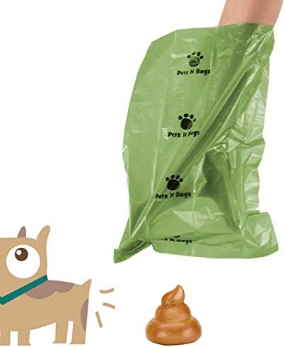 Dog Waste Poop Bags, Dog Bags for Poop, Refill Rolls (60 Rolls / 900 Count, Unscented), Includes Dispenser