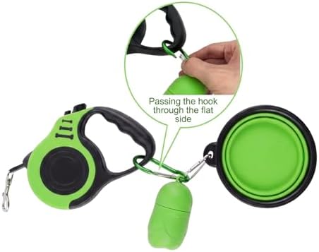 PETIMP Retractable Dog Leash Lightweight 16FT Leash Set