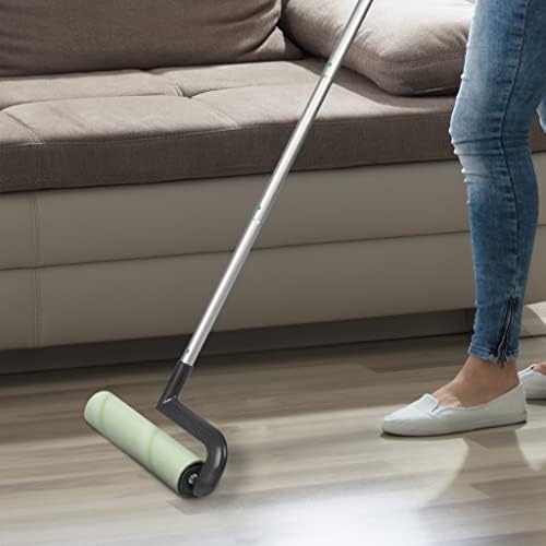 Smart Design Mega Floor Lint Roller Refill - Set of 2 (100 Sheets Total) - Easy-Peel Angled 10 inch Large Adhesive Sticky Sheets - Cleaning, Carpet, Car, Clothes, Dog Cat Fur, and Pet Hair Remover