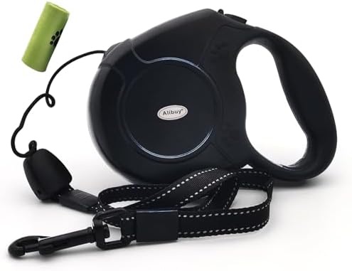 Retractable Dog Leash 26ft,360° Tangle-Free Long Cord Pet Puppy Walking Leashes,Non-Slip Handle For Small Medium Large Dogs,Up to 110 lbs