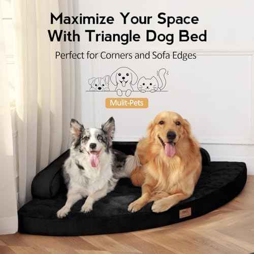 MEKIY Jumbo Orthopedic Waterproof Dog Bed with Sides for Extra Large Dogs