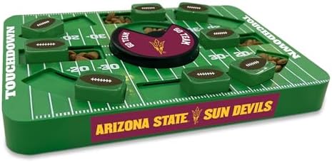 Pets First NCAA Arizona State UNIV. Large Puzzle Toy, Dog Puzzle Treat Toy, New Large Size, Interactive Dog Treat Toy, Dog Slow Feeding Toy