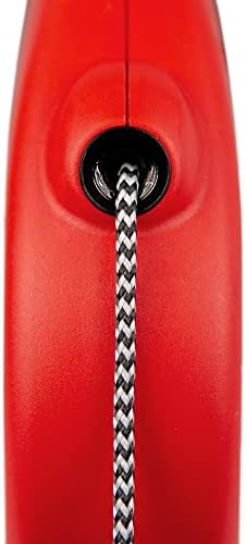 Flexi Basic Standard Cord Red Medium 5m Retractable Dog Leash/Lead for Dogs up to 20kgs/44lbs