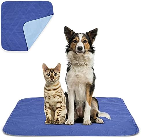Beck’s USA Made Reusable Pet Pee Pads for Dog & Cat Pee Problems, Advanced Leak Free Design, Color Change Wetness Indicator, 1 Pad = 500 Disposable, 35X51-2 Pack