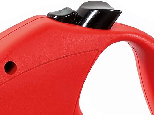 Flexi Basic Standard Cord Red Medium 5m Retractable Dog Leash/Lead for Dogs up to 20kgs/44lbs